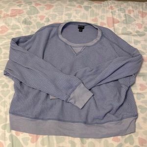 Girls' Oversized Long Sleeve Waffle T-Shirt - art class™